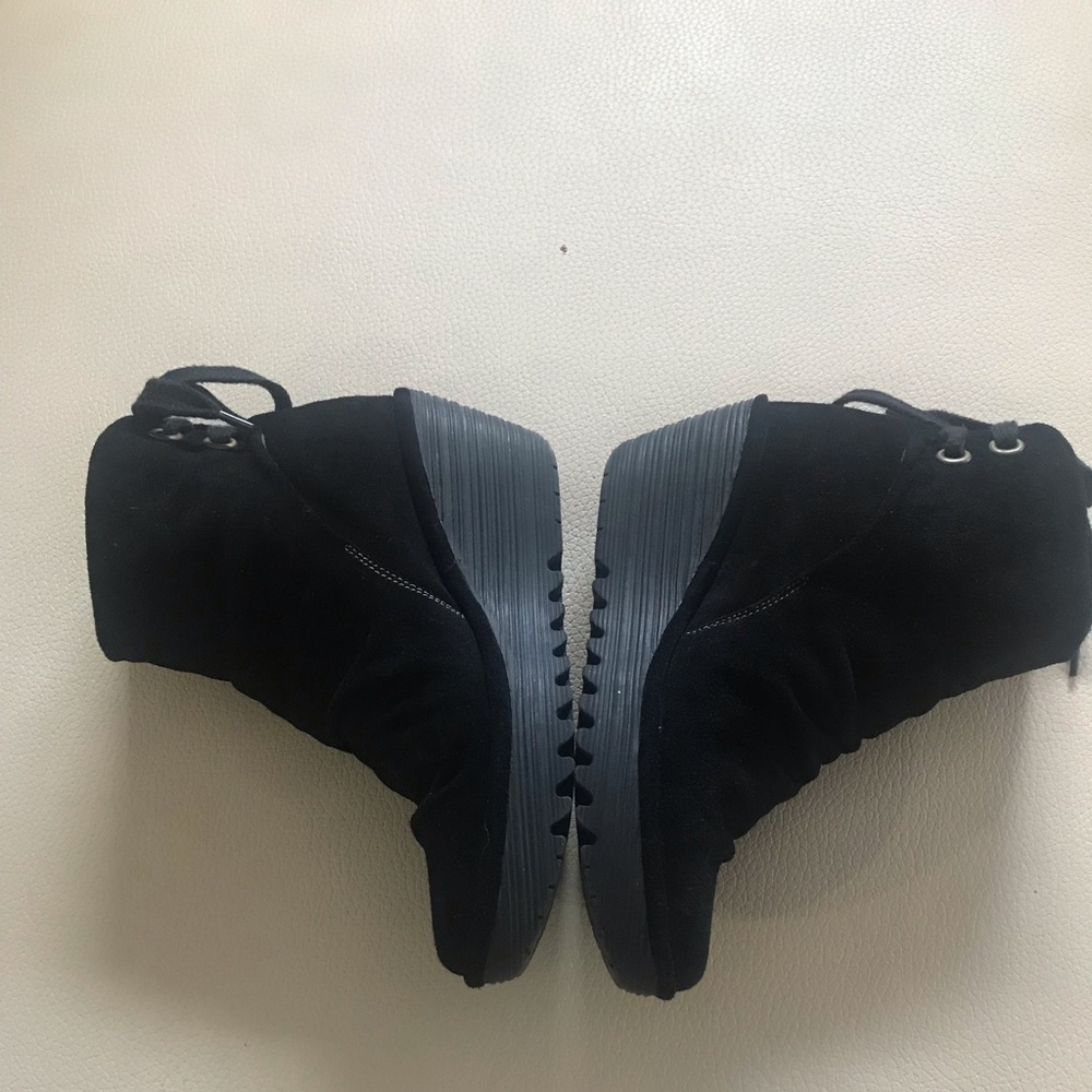 Fly London Black Suede Yama Bootie